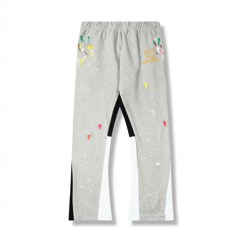 Gallery Dept Graffiti-style Grey Sweatpants