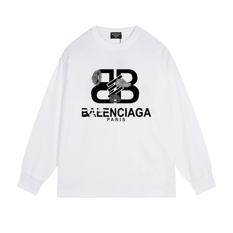 Balenciaga BB Series Simple White T-shirt