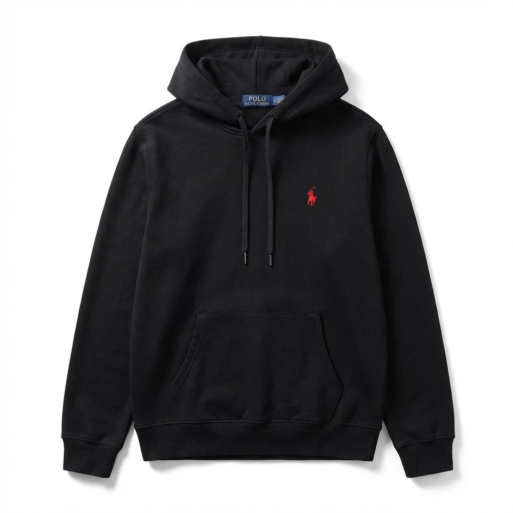 Ralph Lauren Polo hooded black sweatshirt