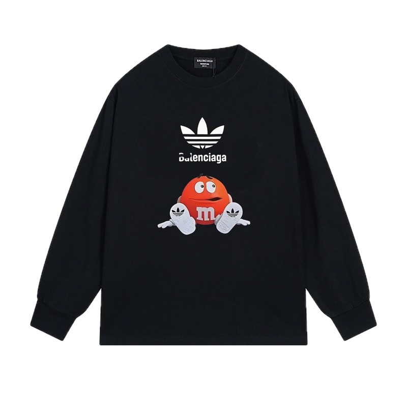 Balenciaga Co-branded Trendy T-shirt