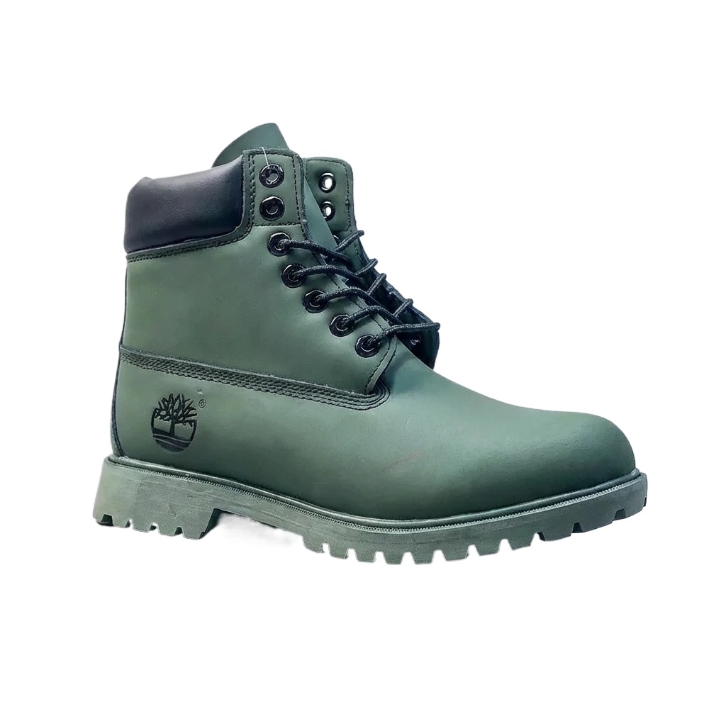 Timberland classic retro-style military green boots