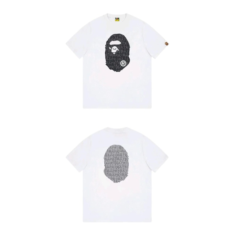 Bape Ape Head Simple White T-shirt