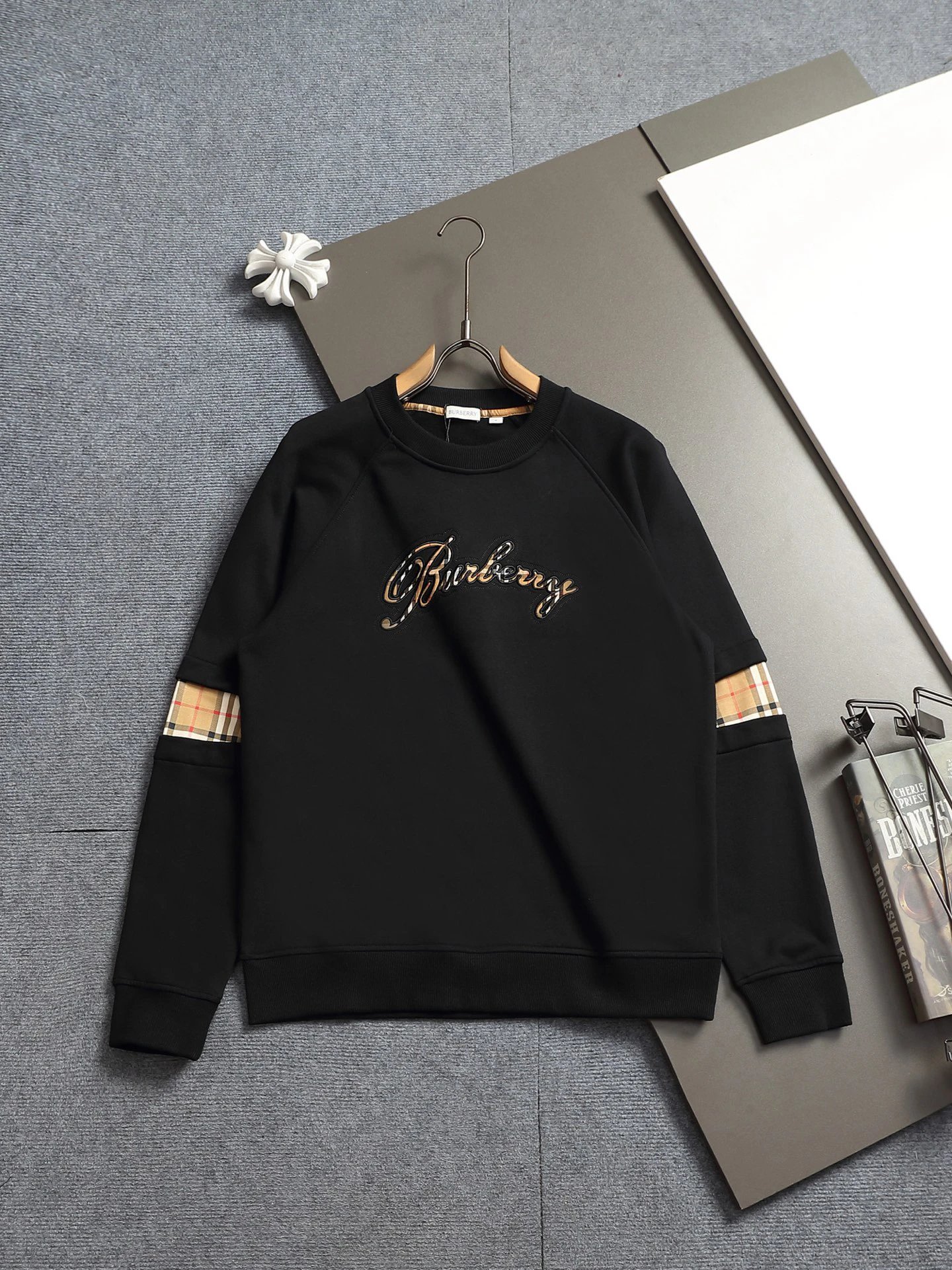 Daily Wear Burberry Sweatshirt Hooded Style
