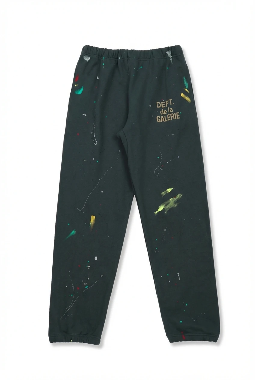 Gallery Dept Graffiti Style Black Trousers