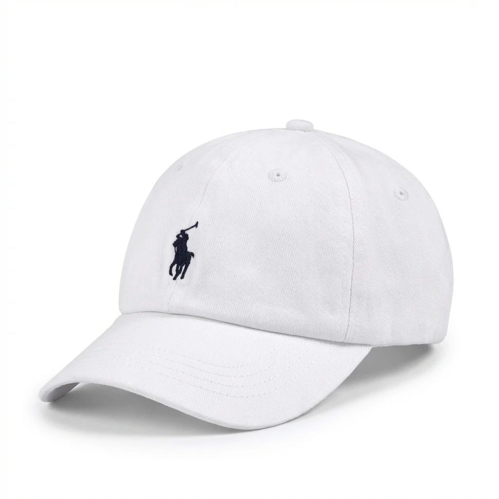 Ralph Lauren Classic Simple White Baseball Cap