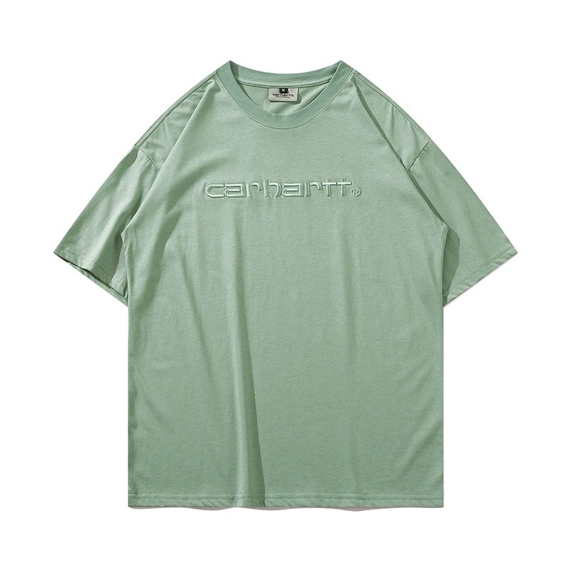 Carhartt Travel Logo T-shirt Light Blue Subtle with Modern Look