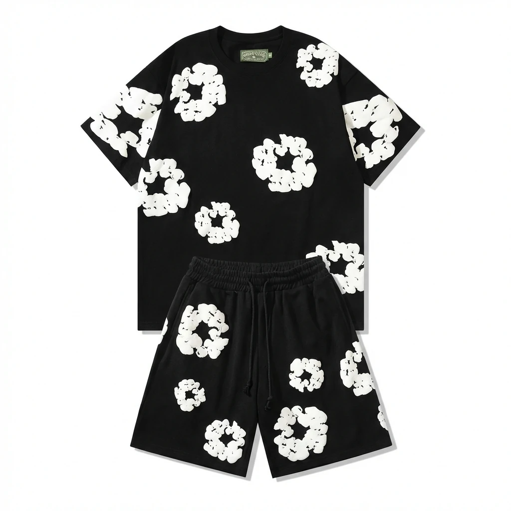 DENIM TEARS Printed Casual Style Set