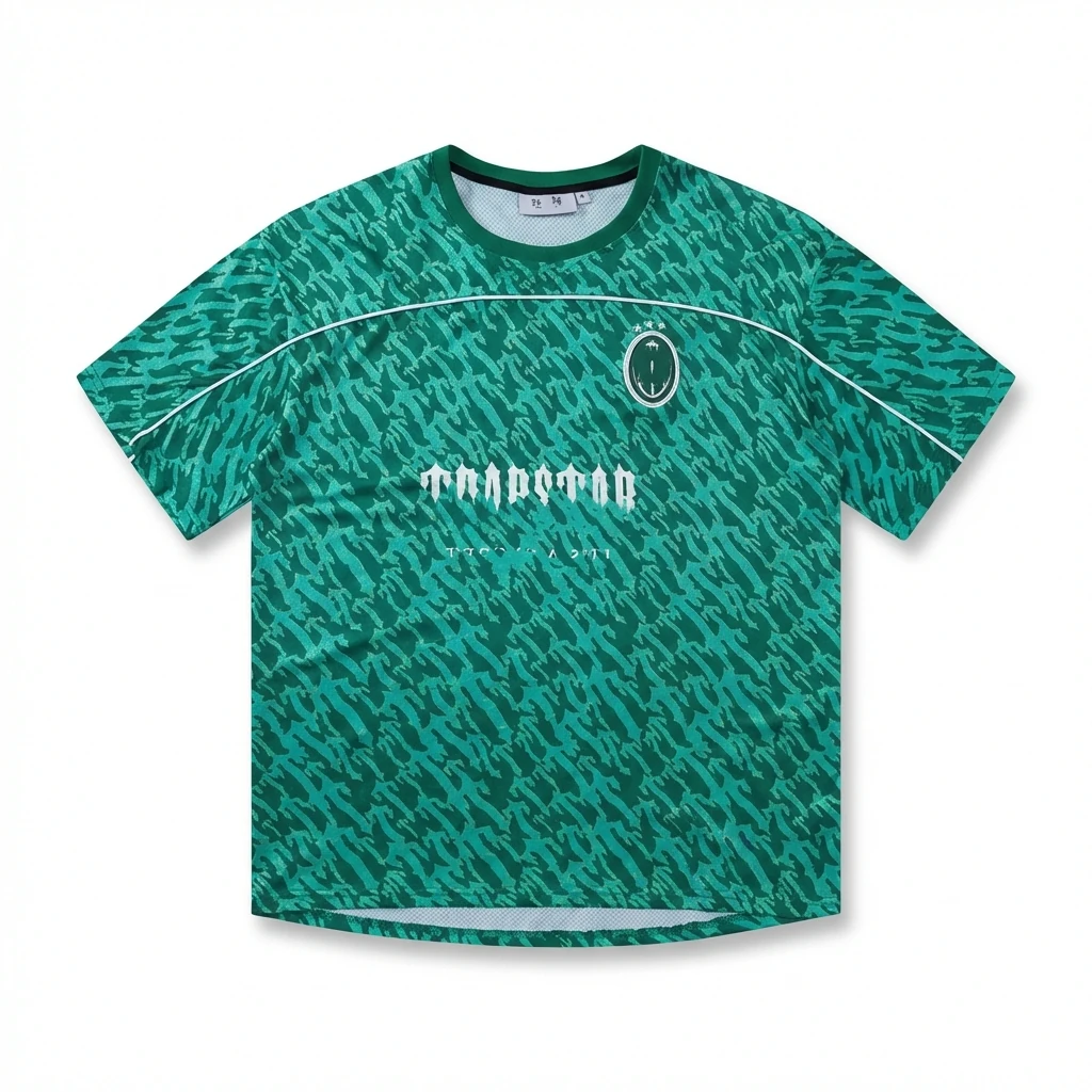 Trapstar Printed Trendy Green T-shirt