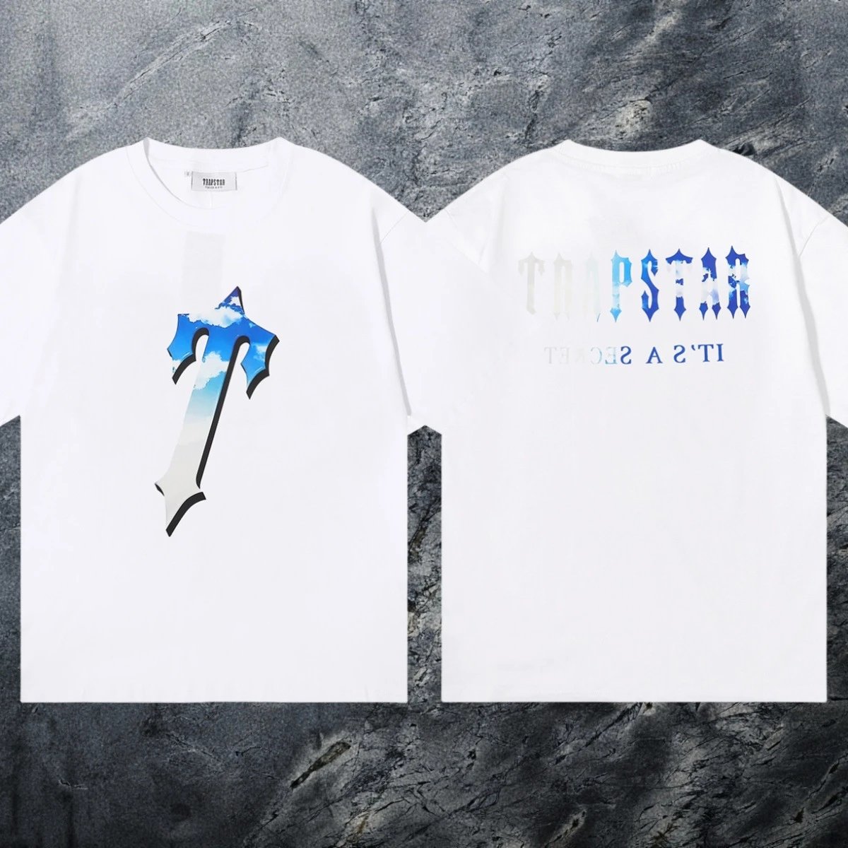 Trapstar Monogram Keys graphic T-shirt Black White Key for Casual Outfits