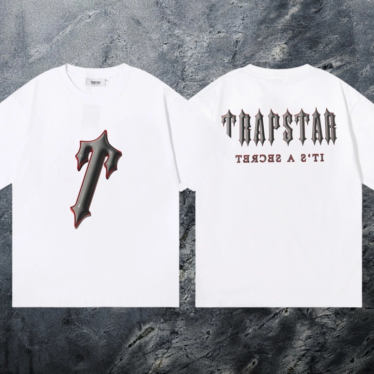Trapstar Casual Keys graphic T-shirt Black White Key for Comfortable Styling