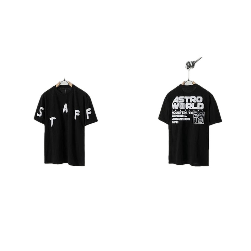 Travis Scott Astroworld Street Style Black T-Shirt