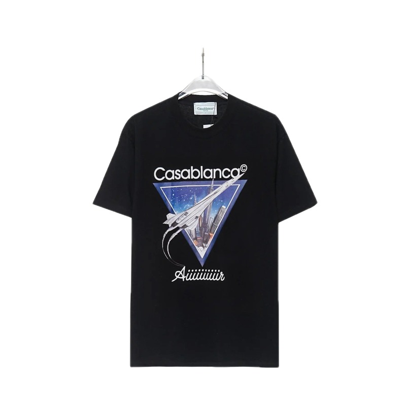 Casablanca Starry Sky Triangle Wind Black T-shirt