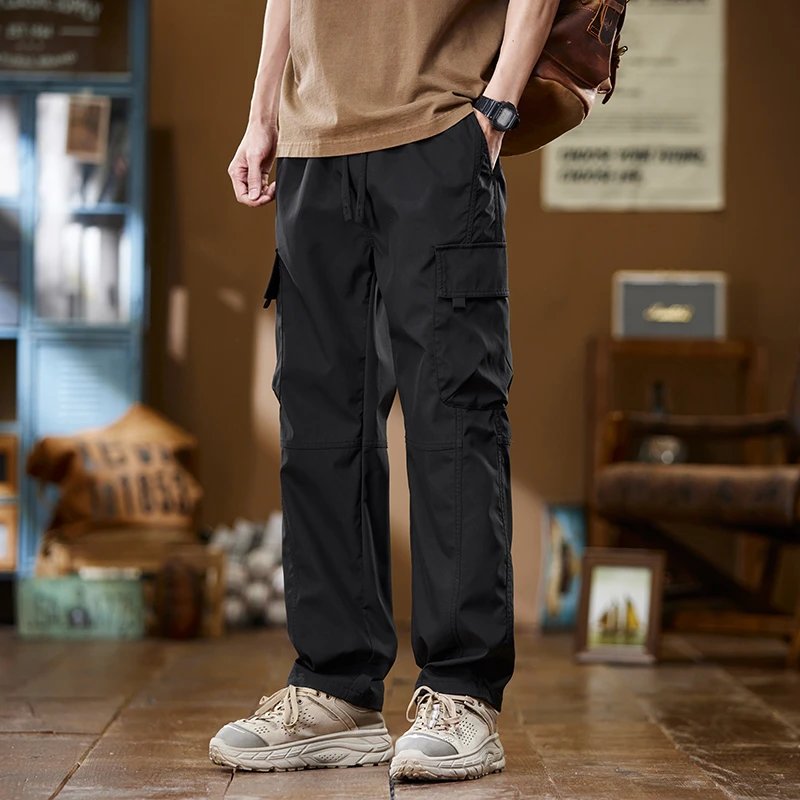 Casual Utility Cargo Pants by Independent Design - Black