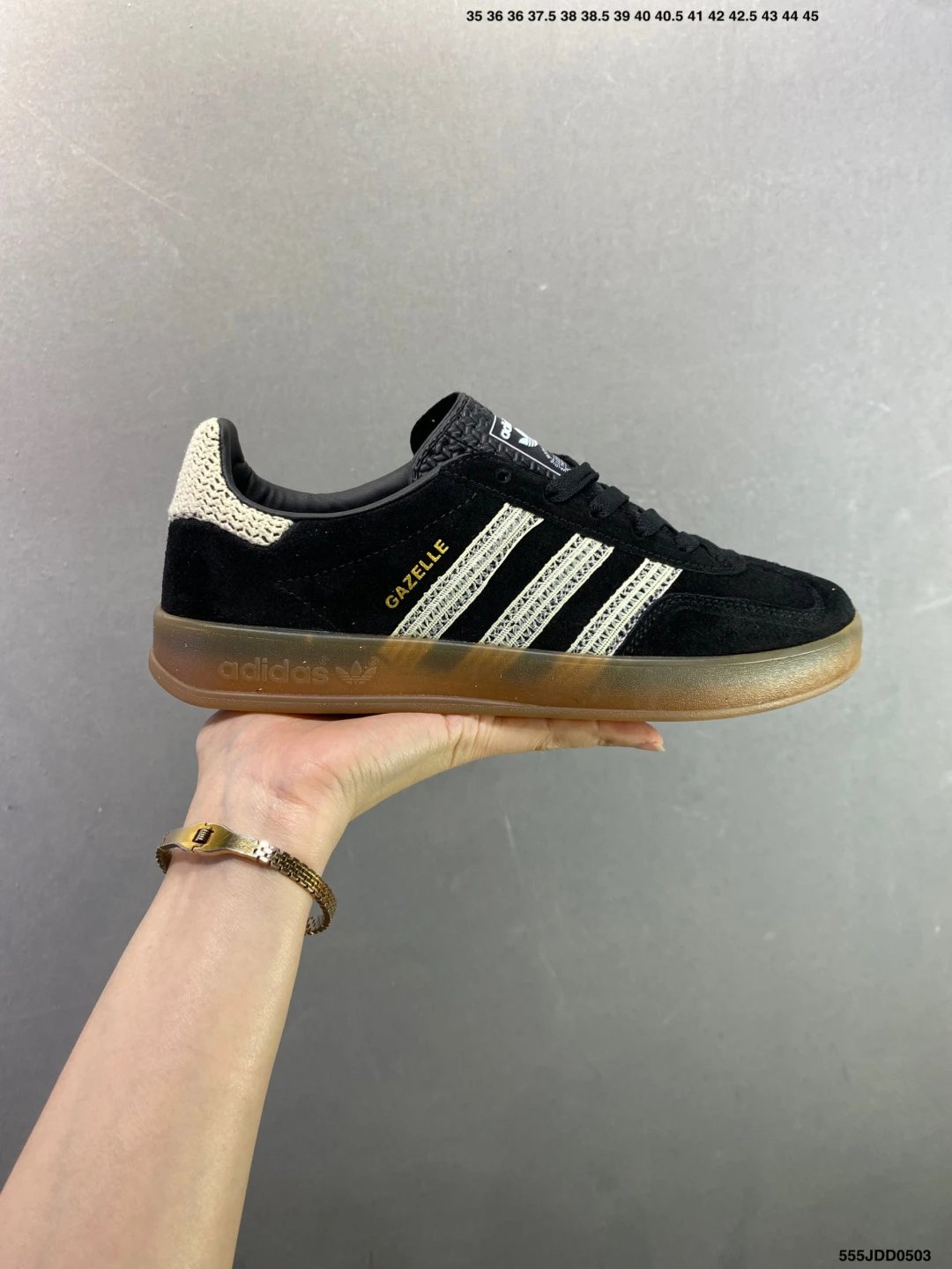 Adidas Black and White Low-Profile Sneakers and Tonal Toe Panel
