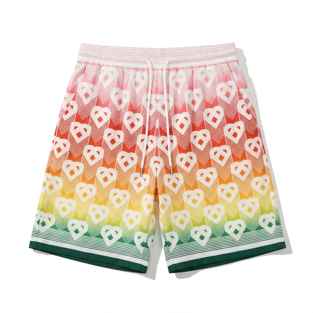 Casablanca Rainbow Wind Shorts