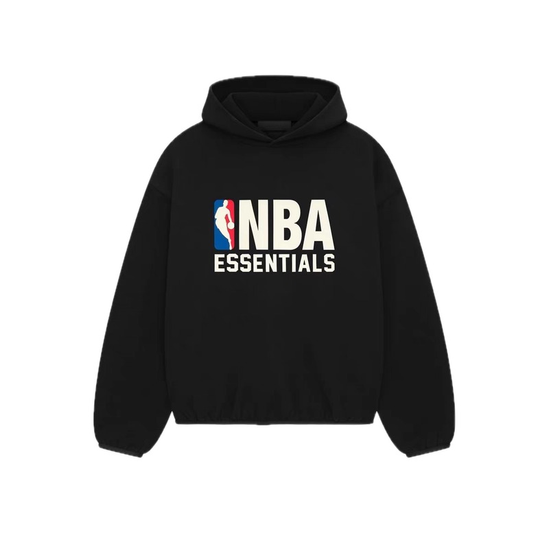 ESSENTIALS NBA-style black hoodie