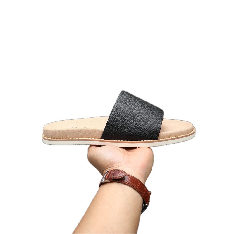 Brunello Cucinelli Casual-style Black Slide Sandals