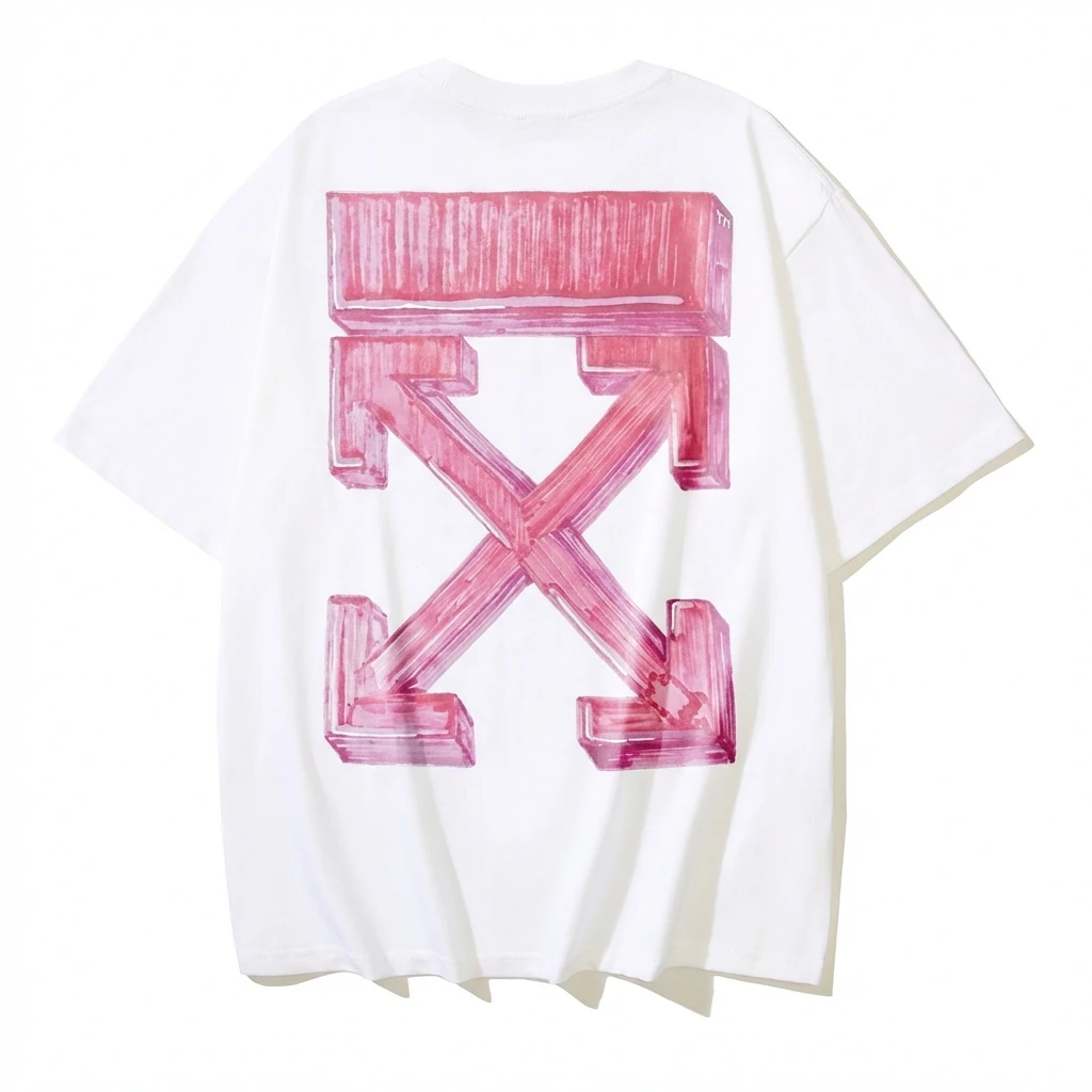 Off-White Arrow Trendy White T-shirt