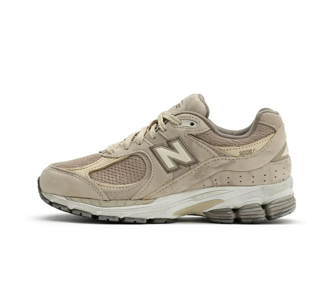 New Balance 2002R Retro Style Beige-Brown Shoes
