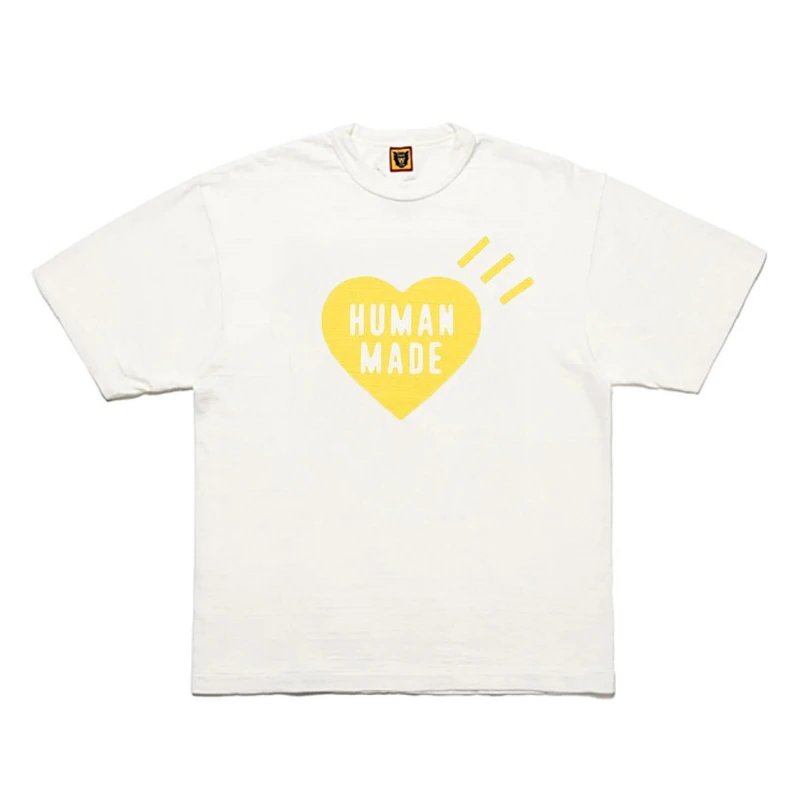Human Made Monogram Heart logo T-shirt Black Green Human for Layered Styling