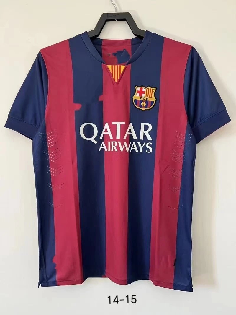 Barcelona Gift Ready Retro soccer jersey Blue Red Barcelona with Standout Detail