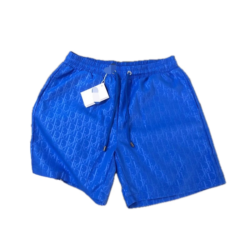 Dior Monogram Light Luxury Style Royal Blue Casual Shorts