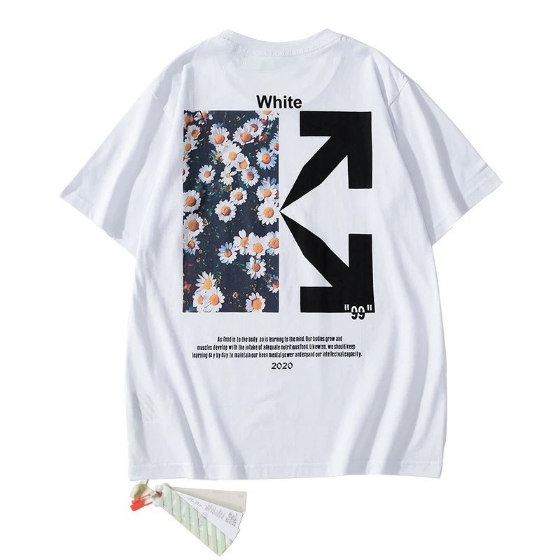 White Style 685 Anime Graphic T-Shirt Minimal Look