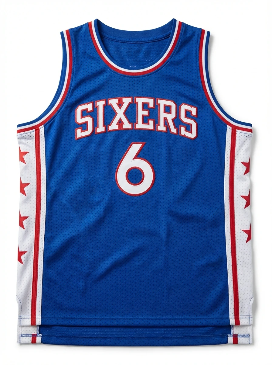 Allen Iverson's retro basketball jersey