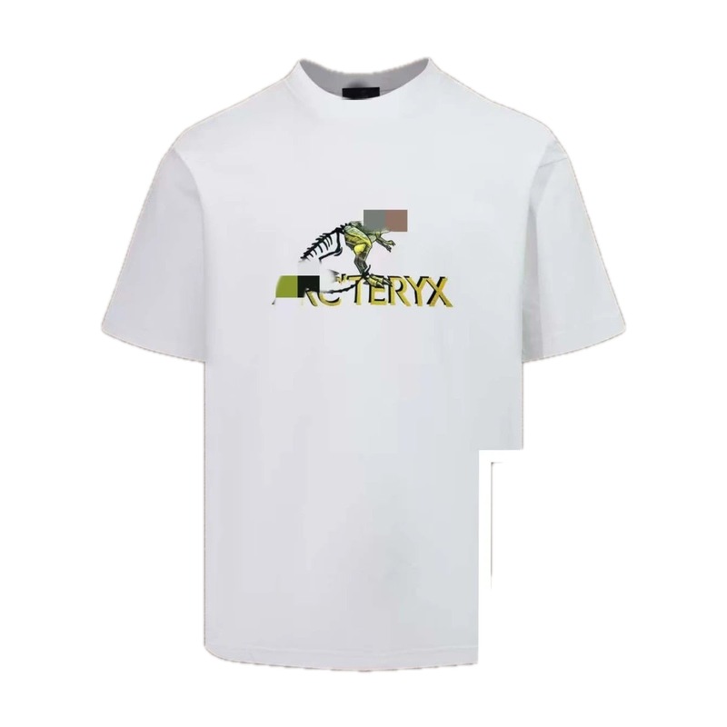 Arc'teryx Dinosaur Print Casual Style White T-Shirt
