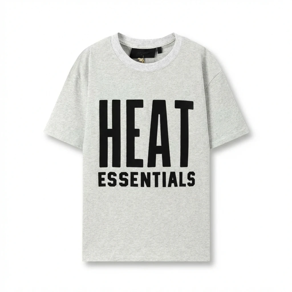ESSENTIALS HEAT Series Grey T-shirt