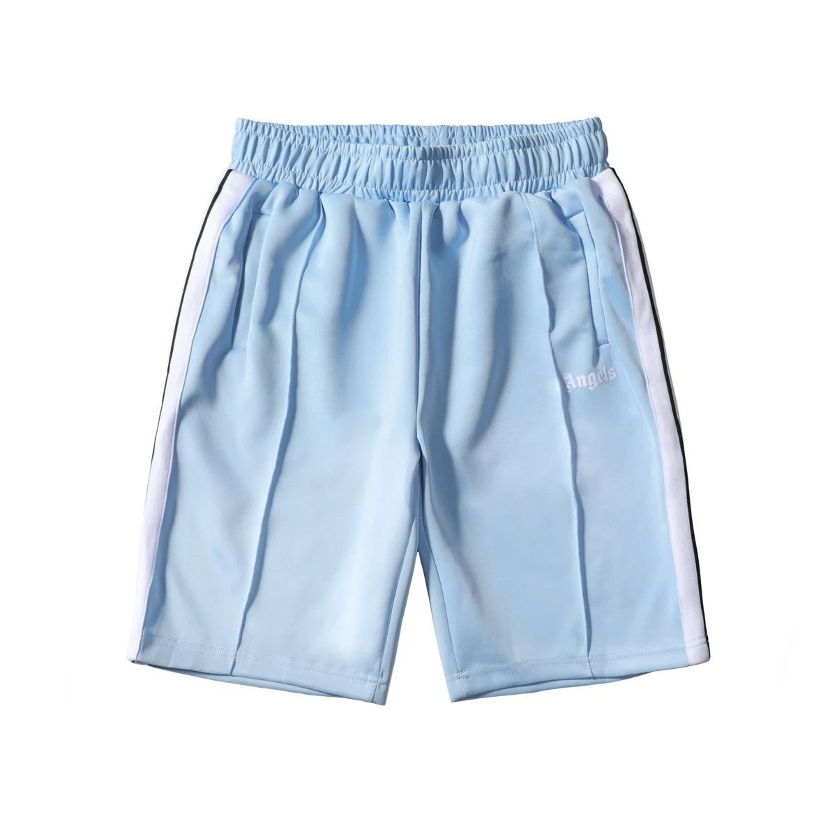 Palm Angels Travel Track shorts Black Side Stripe with Modern Look