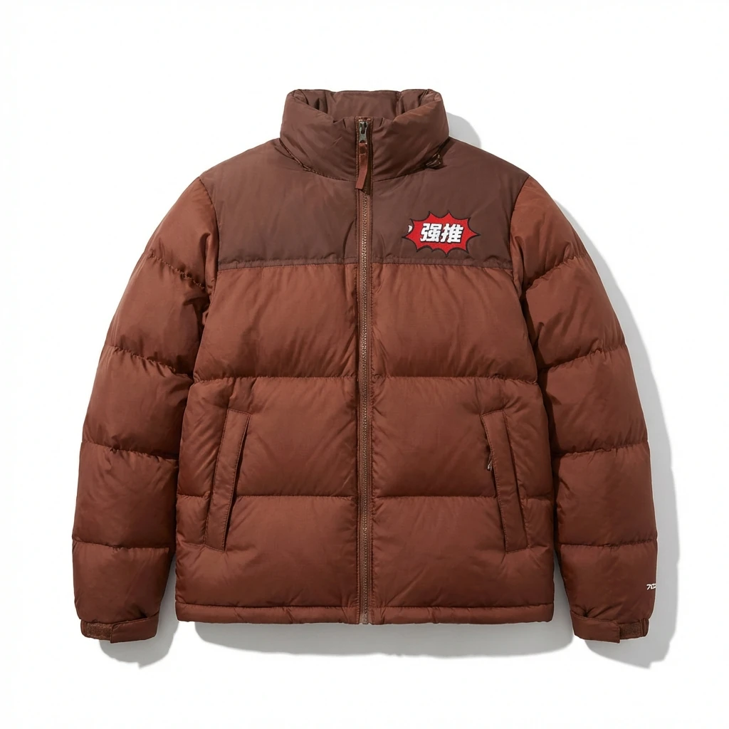 The North Face Mocha Brown Down Jacket