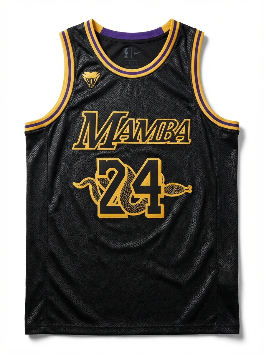 Kobe Mamba Series Black Basketball Uniforms