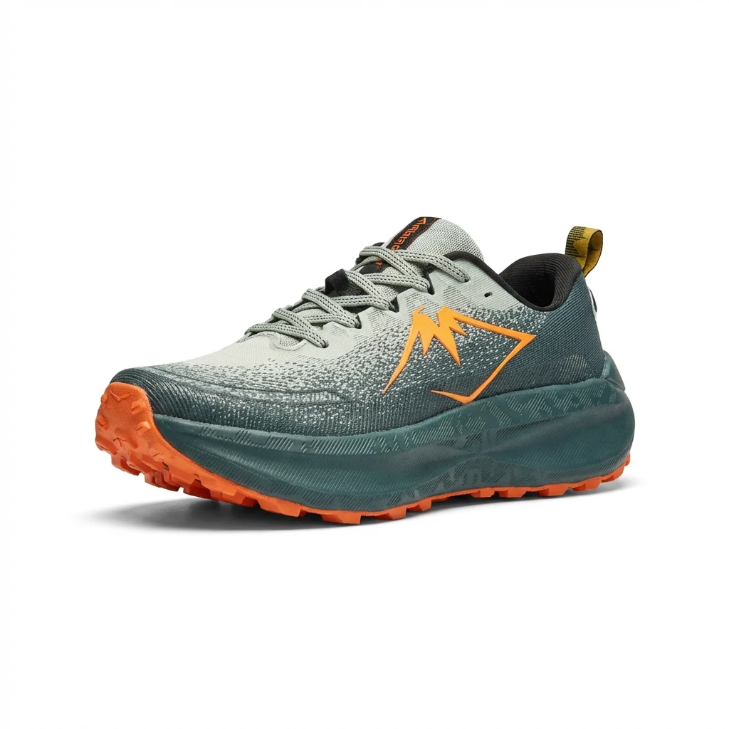 ASICS Off-Road Trendy Cool Grey-Orange Shoes