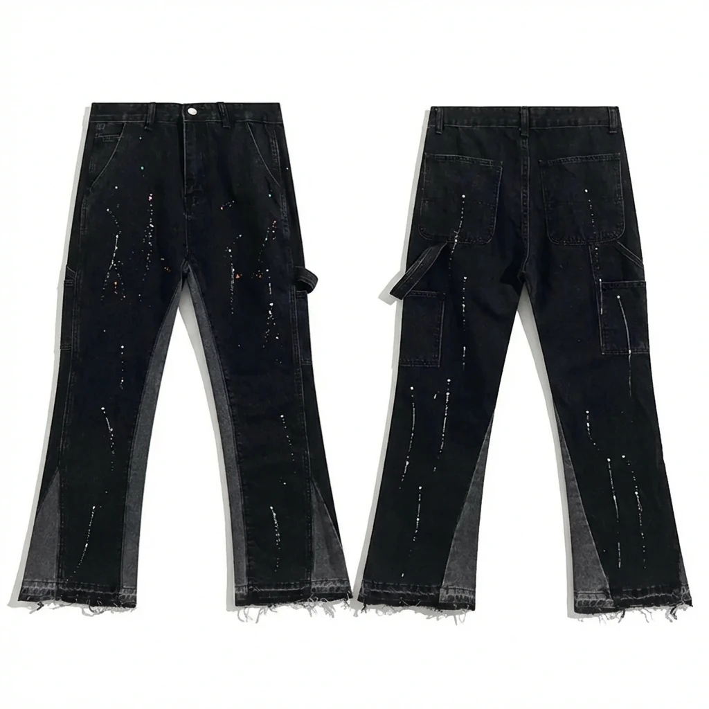 Gallery Dept Workwear Style Black Jeans