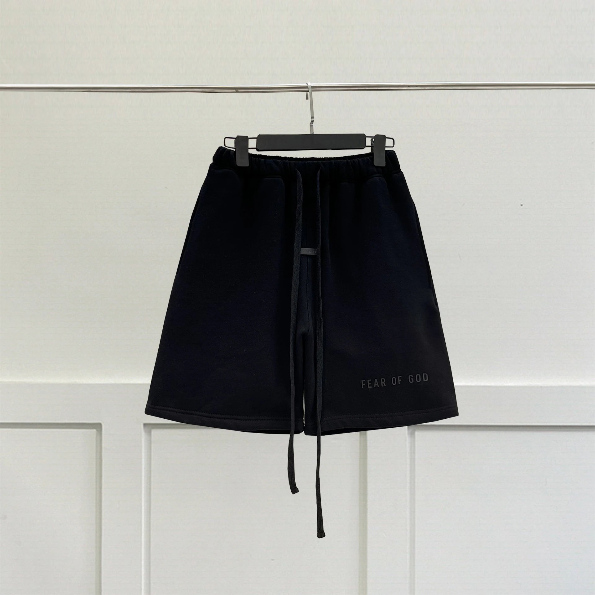 ESSENTIALS minimalist style black shorts
