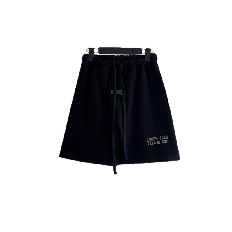 ESSENTIALS casual style black shorts