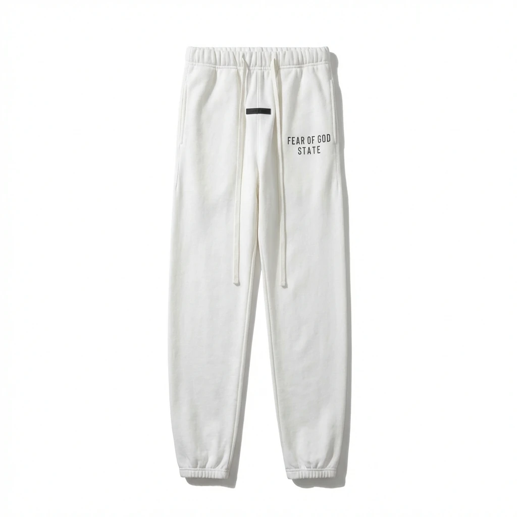 ESSENTIALS Simple Style White Sweatpants