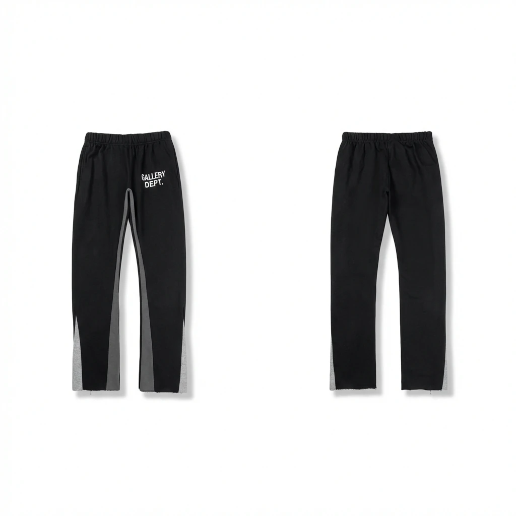 Gallery Dept. Patchwork Style Black Trousers