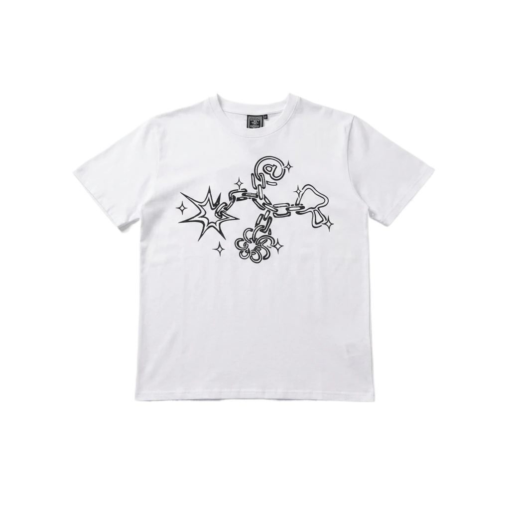 ADWYSD Graffiti Style White T-shirt