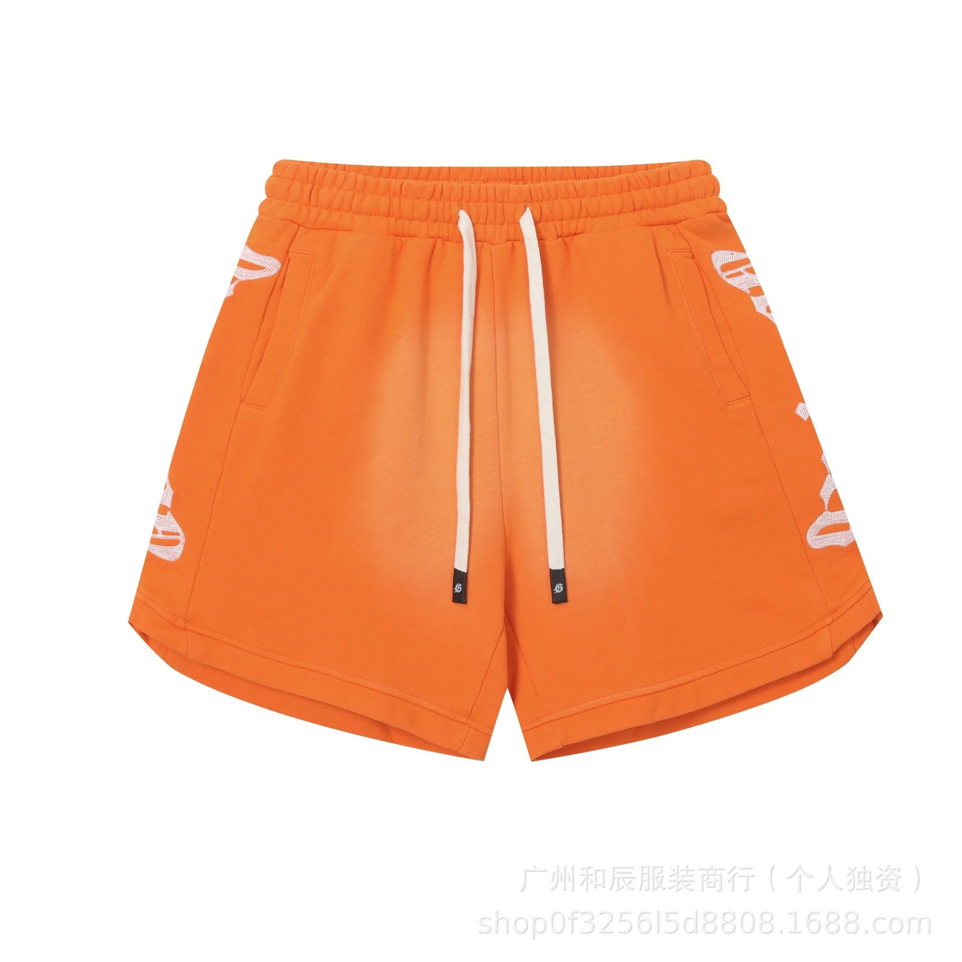 Godspeed Printed Street Style Orange Shorts