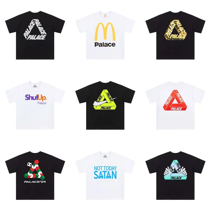 Palace Triangle Series Street Style Multicolor T-shirt