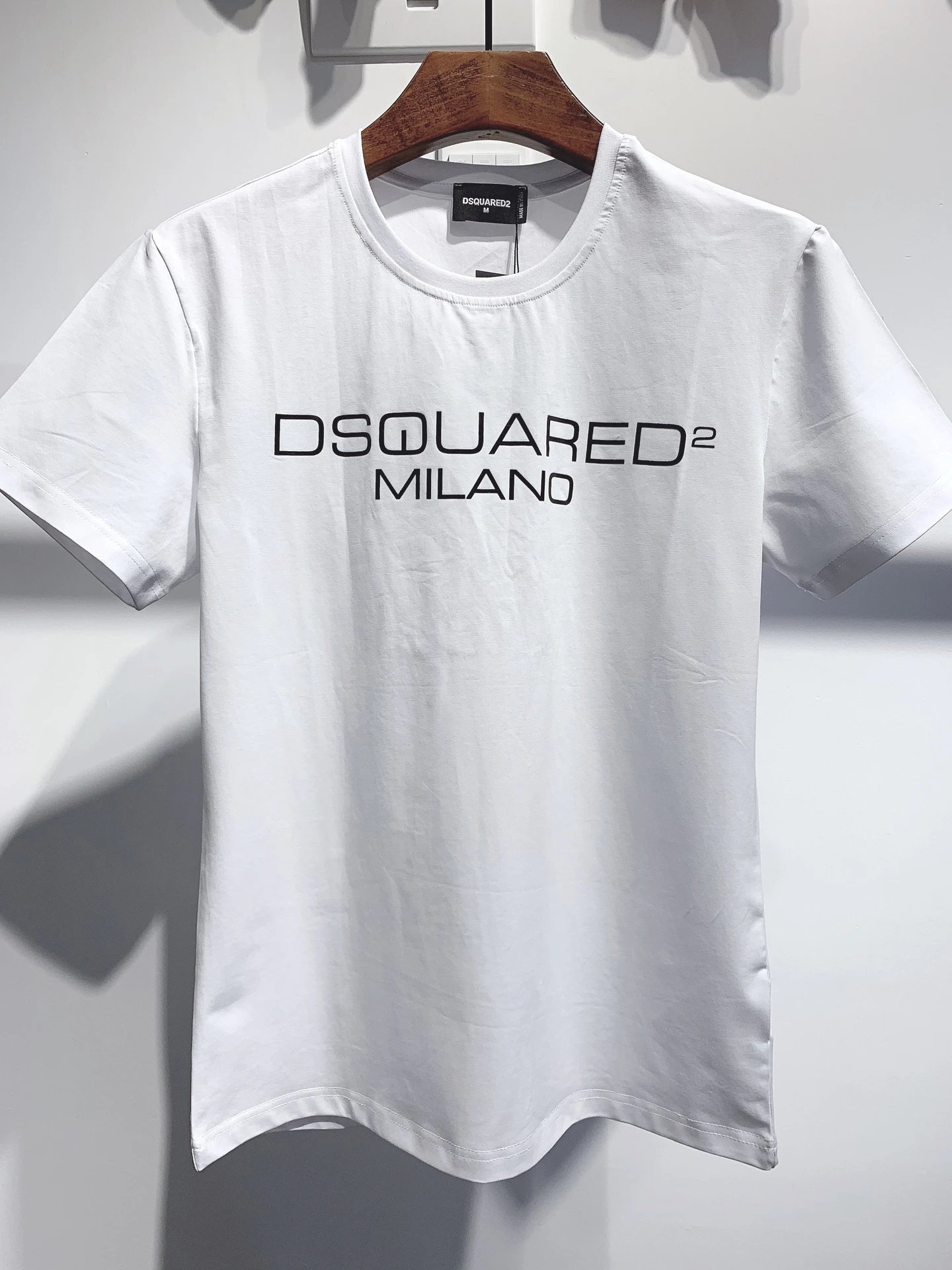 DSQUARED2 Letter Print Streetwear Brand White T-Shirt