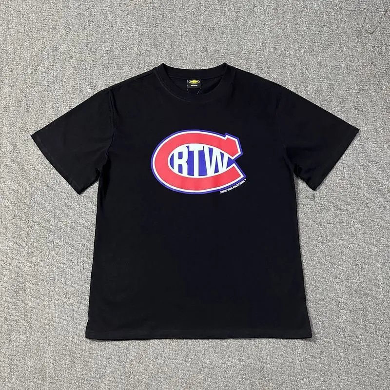 Corteiz Urban Logo T-shirt Black Corteiz with Statement Pattern