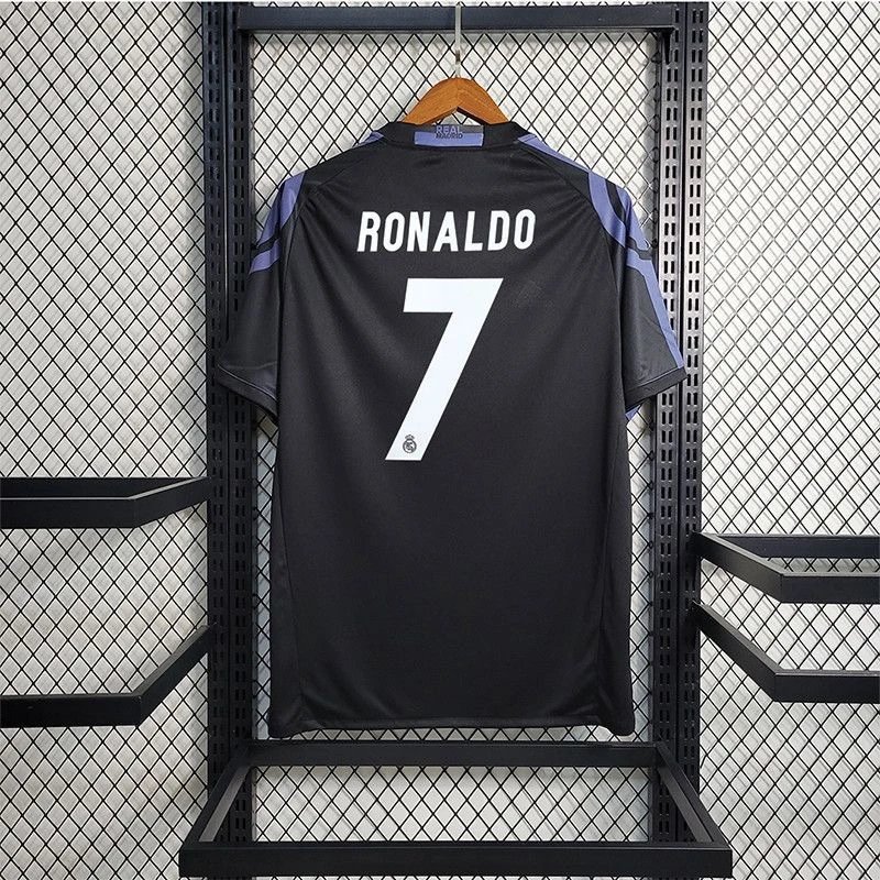 Portugal Logo Detail Ronaldo #17 soccer jersey Red Portugal Football with Relaxed Feel