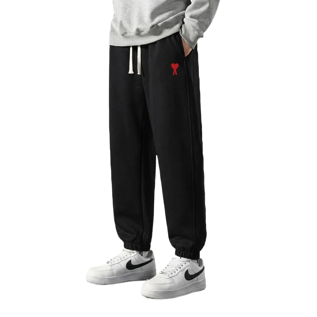 AMI Love Leisure Style Black Pants