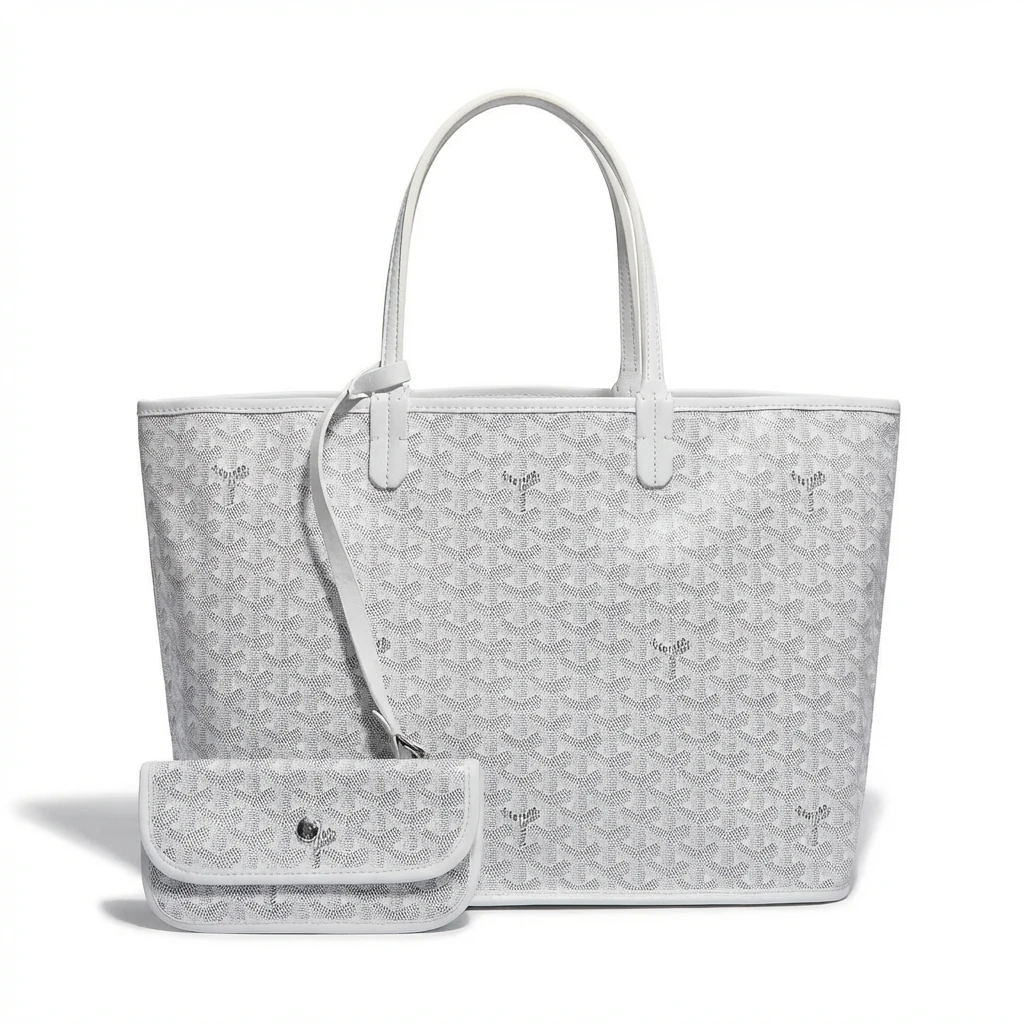 Classic white tote bag of GOYARD