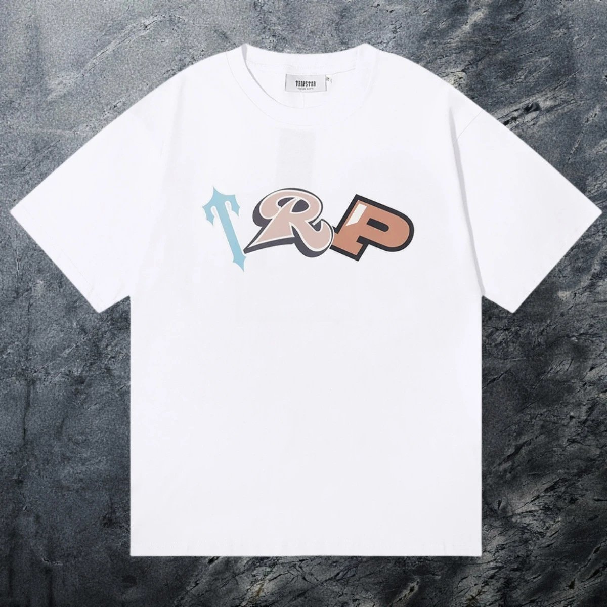 Trapstar Logo Detail Keys graphic T-shirt Black White Key with Relaxed Feel