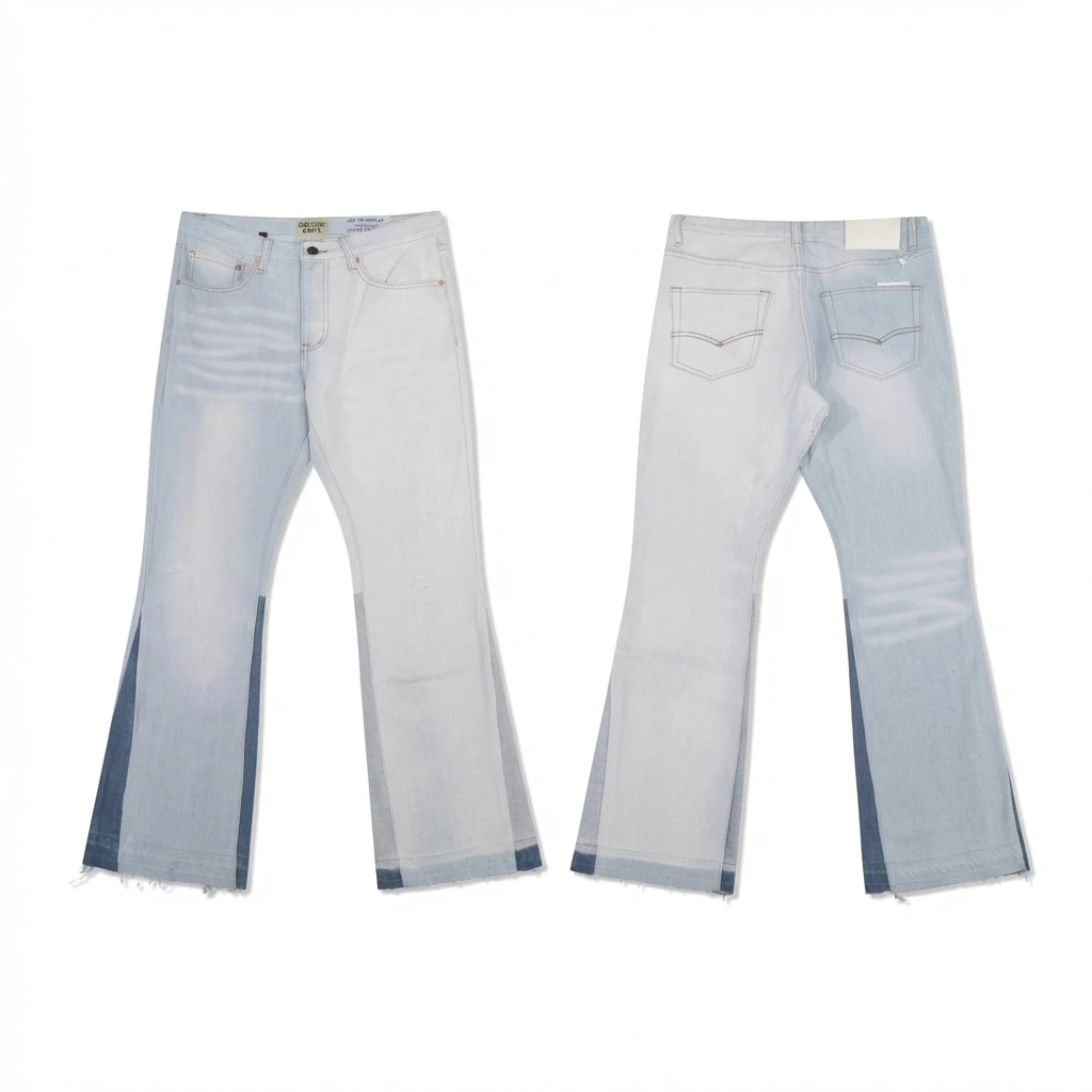 Gallery Dept. Stitched Flared Jeans