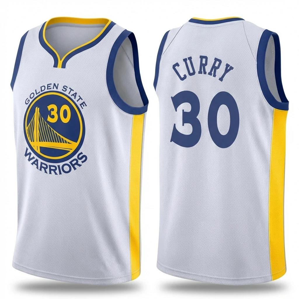 Warriors Curry No. 30 basketball jersey